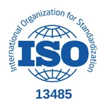 ISO 13485 certification logo