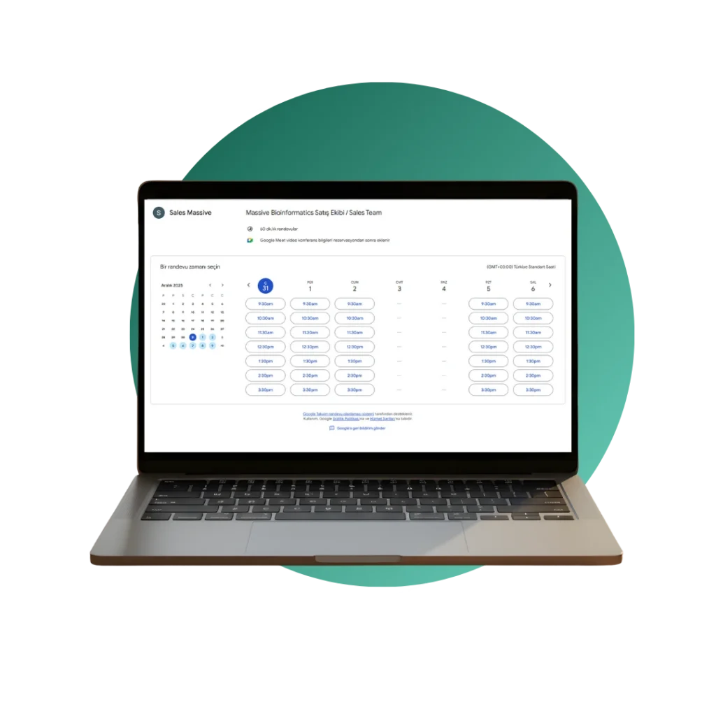 Book a meeting with the MassBiome team